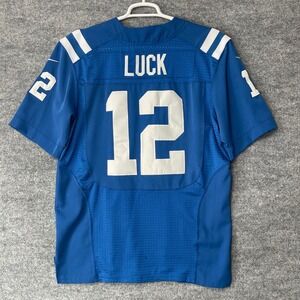 Nike Andrew Luck Indianapolis Colts Jersey NFL On Field Blue Mens 48 Large